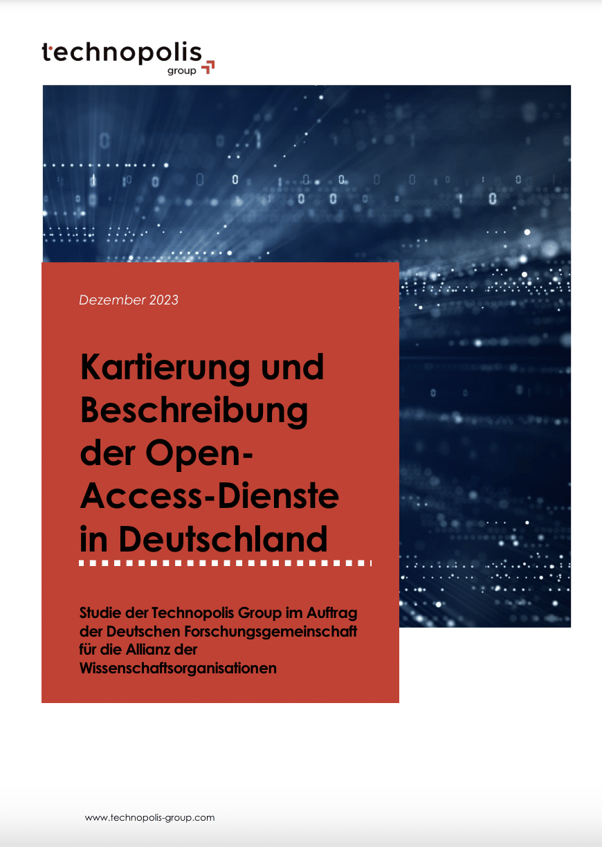 Kartierung und Beschreibung der Open-Access-Dienste in Deutschland
