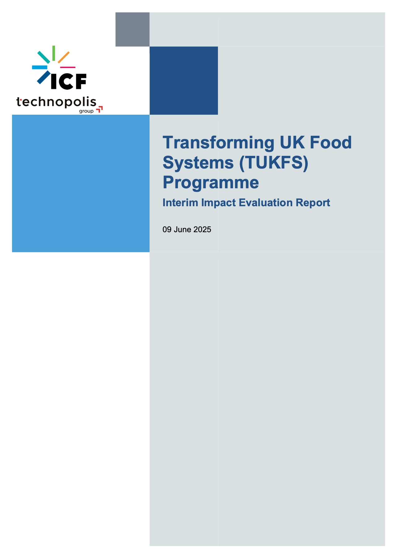 Transforming UK Food Systems SPF programme interim evaluation