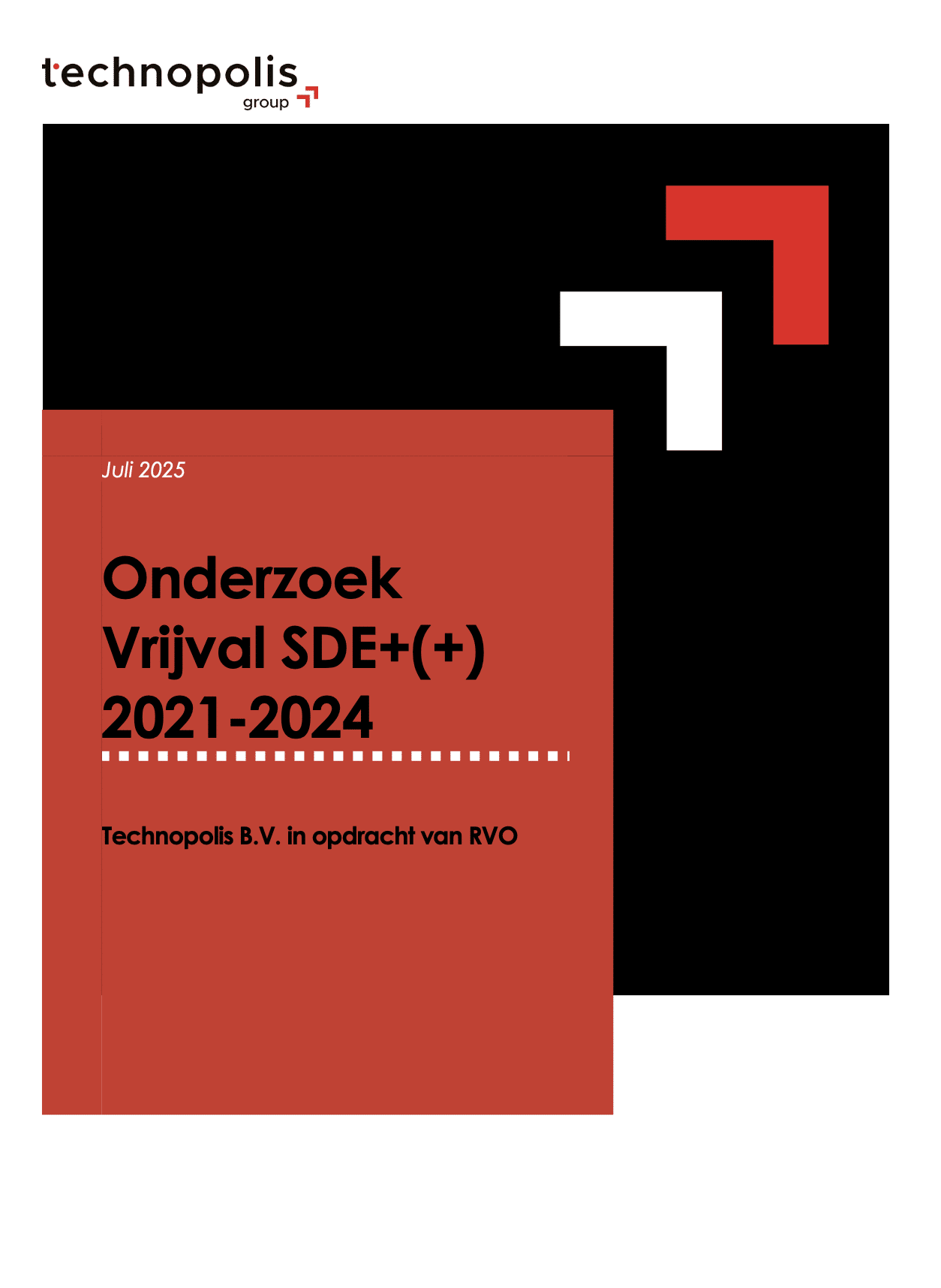 Onderzoek Vrijval SDE 2021-2024 bij zon-PV