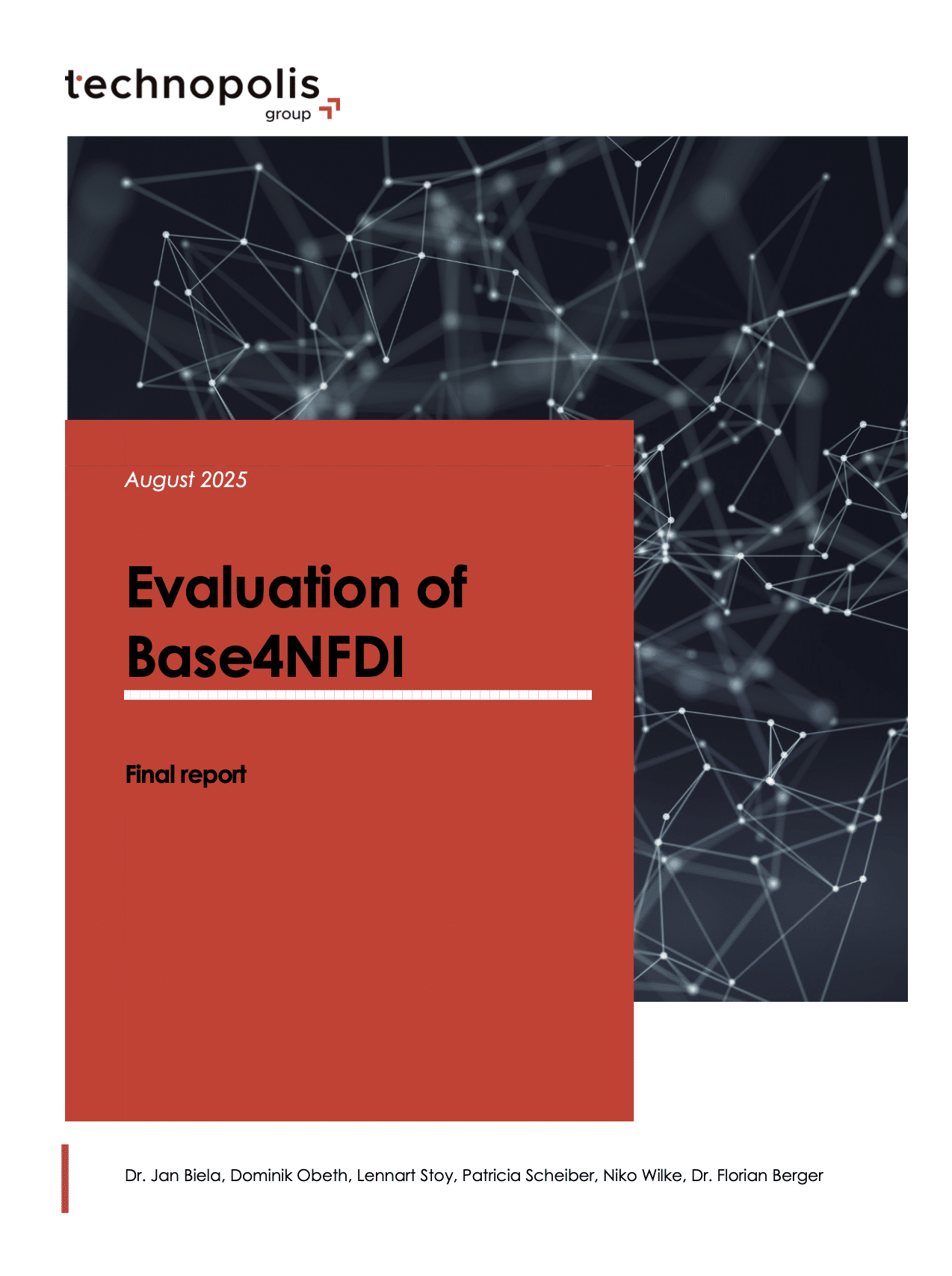 Evaluation of Base4NFDI