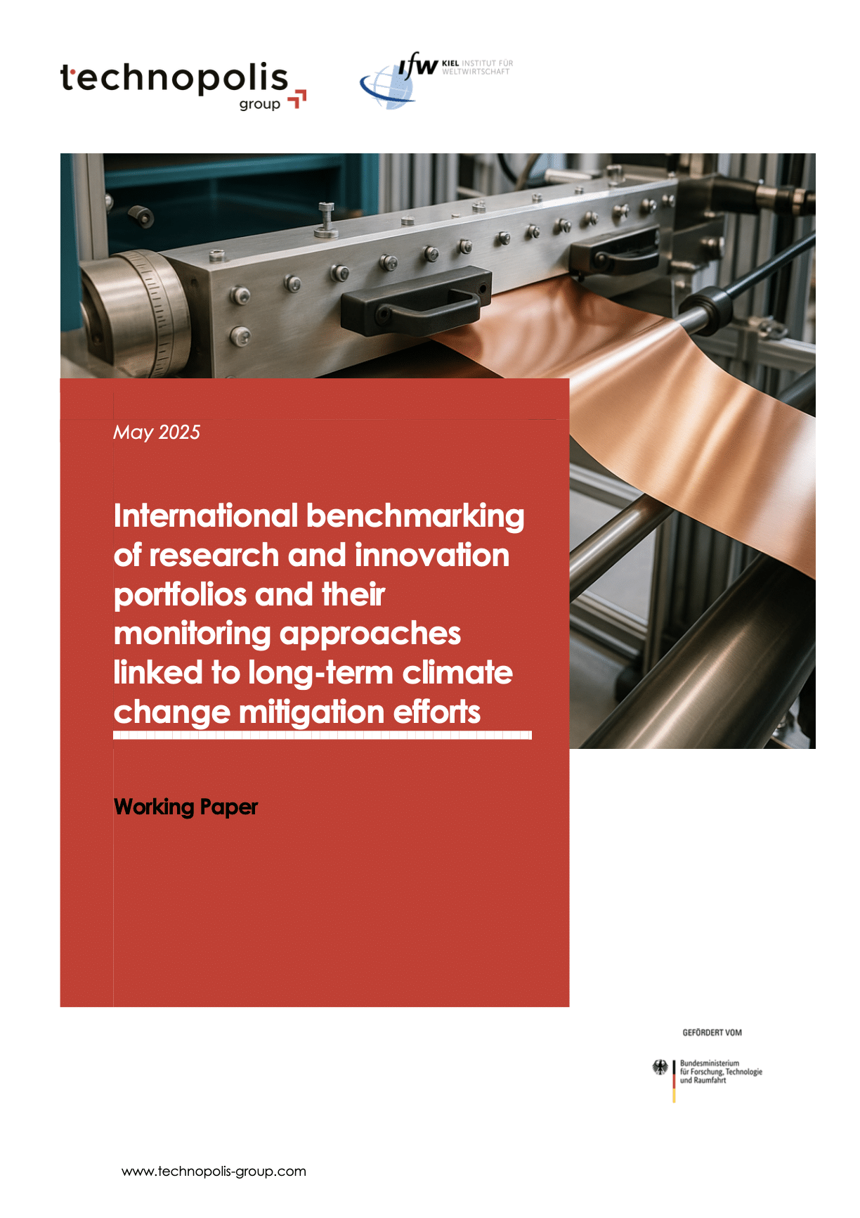 International benchmarking of research and innovation portfolios and their monitoring approaches linked to long-term climate change mitigation efforts