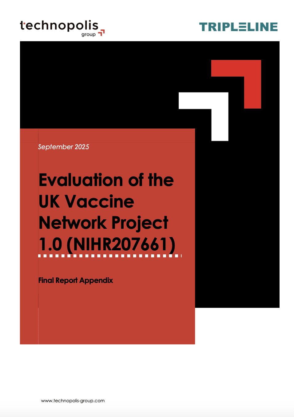Evaluation of the UK Vaccine Network Project 1.0 (NIHR207661): Final Report Appendix
