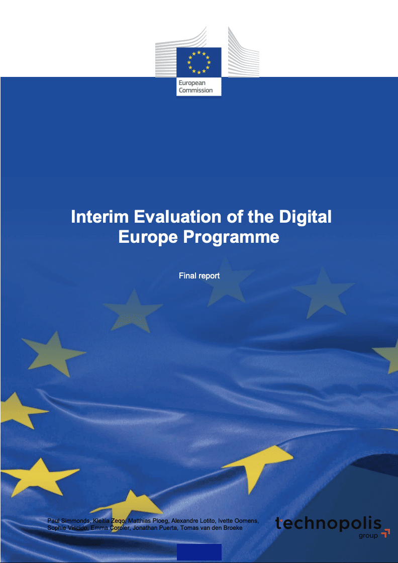 Interim evaluation of Digital Europe Programme