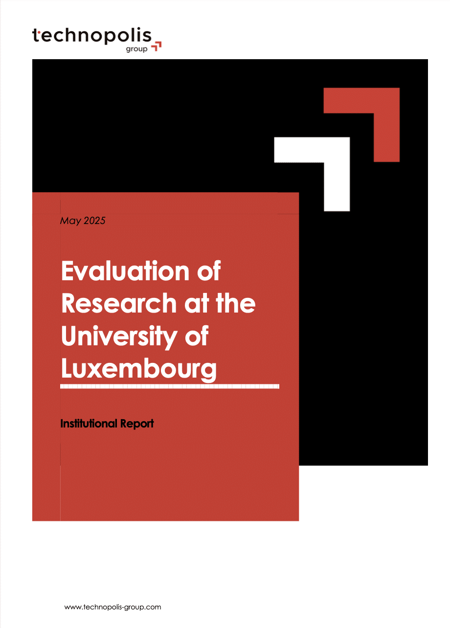 Evaluation of the Research Part of the University of Luxembourg