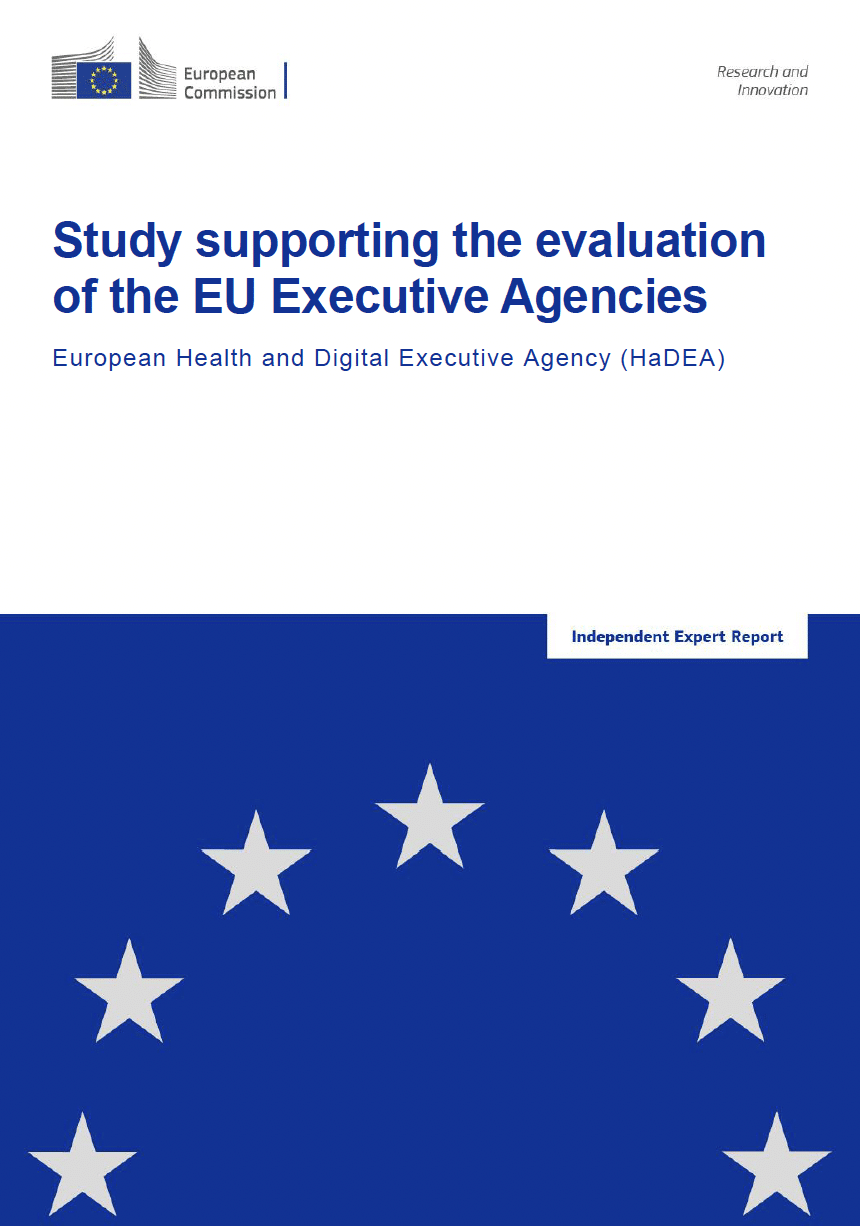 Study supporting the evaluation of the EU Executive Agencies: European Health and Digital Executive Agency (HaDEA)