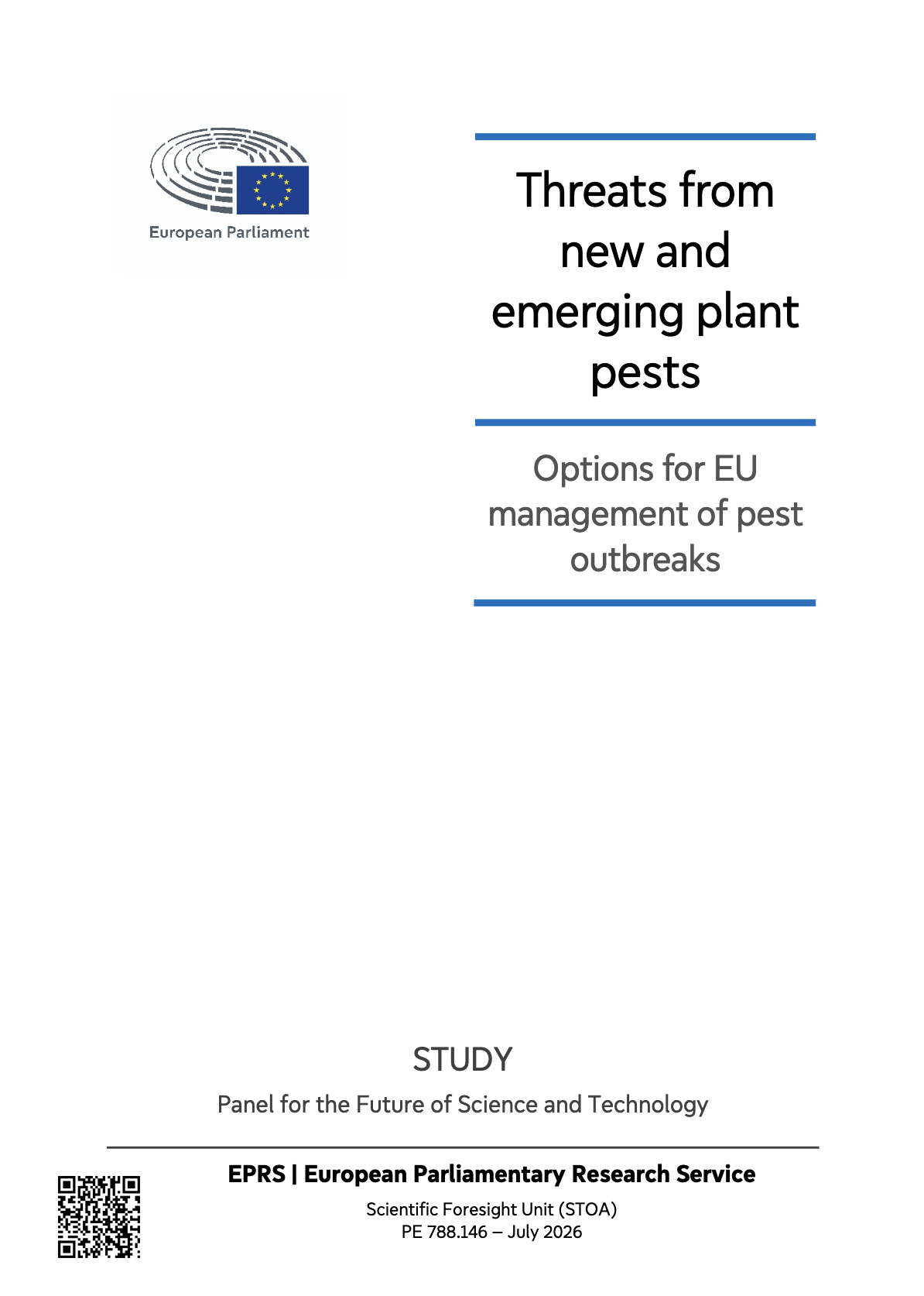 New Study Explores Future Risks from Emerging Plant Pests in Europe